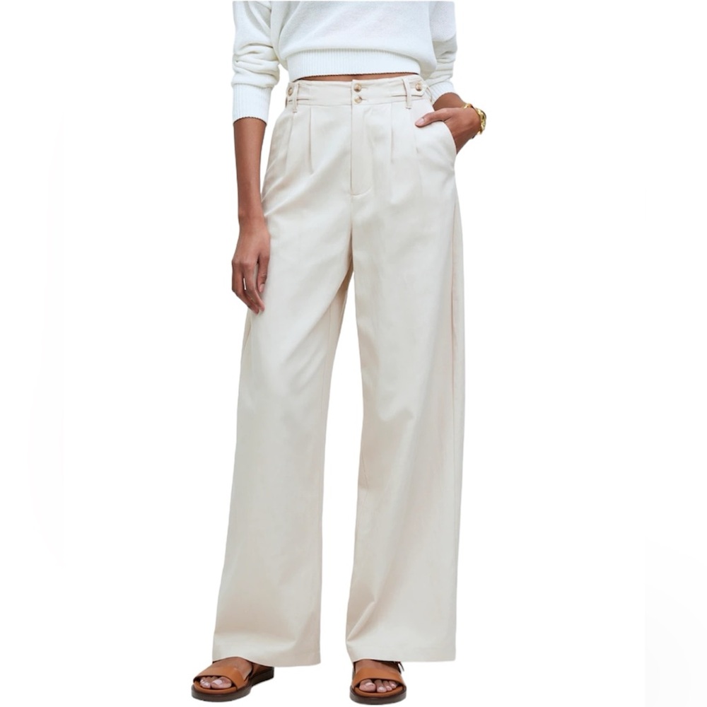NWT MADEWELL The Harlow Wide-Leg Pant Size 6